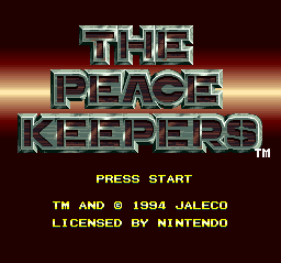 Peace Keepers, The (USA) Title Screen